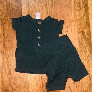 Lou Lou & Co Hunter Green shortie set